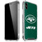 NFL New York Jets Distressed iPhone XS Max Clear Case